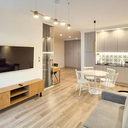 Апартаменты Dudek - Stylowe Apartamenty, 5 Minut Pieszo Do Morza! Ровы