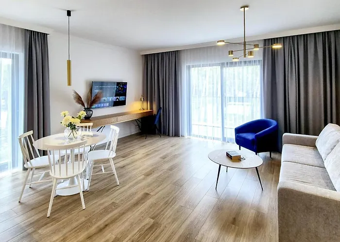 דירה Dudek - Stylowe Apartamenty, 5 Minut Pieszo Do Morza! רובי