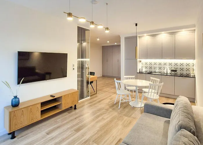 דירה Dudek - Stylowe Apartamenty, 5 Minut Pieszo Do Morza! רובי