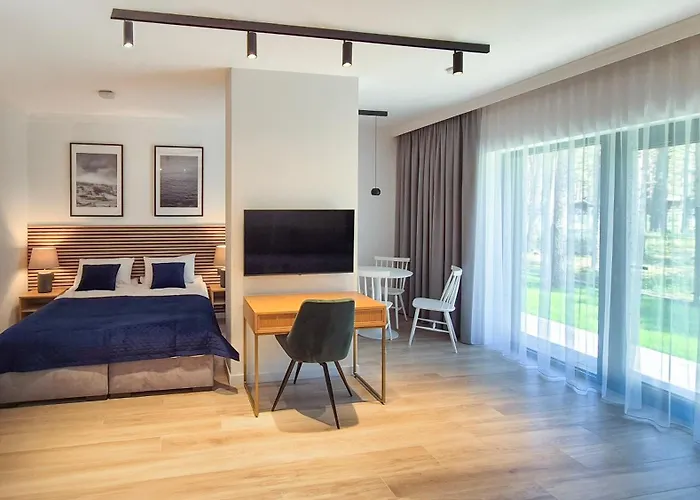 דירה Dudek - Stylowe Apartamenty, 5 Minut Pieszo Do Morza! רובי